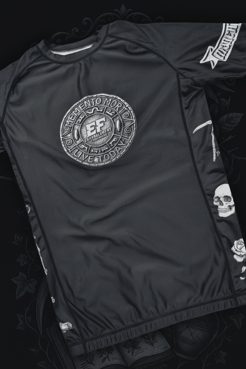 'MEMENTO MORI' Rash Guard