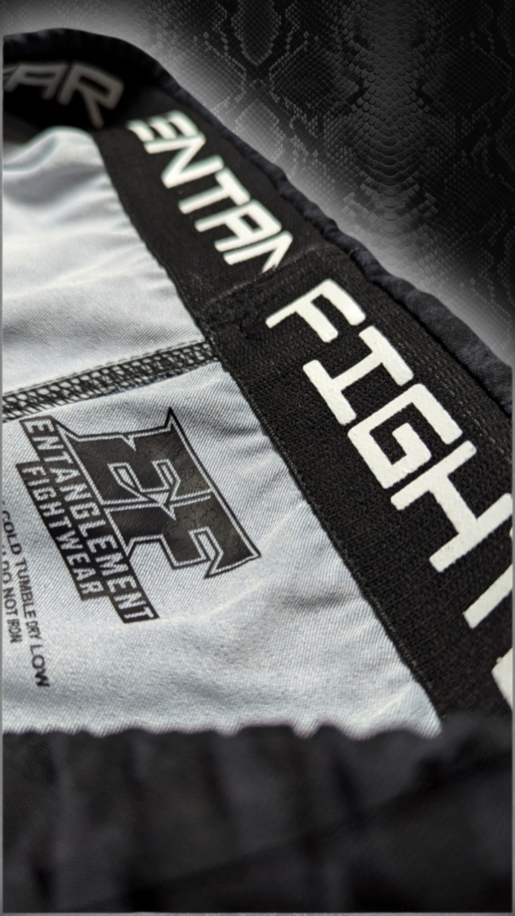 'Serpent hide' Fight shorts
