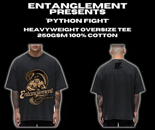 'PYTHON FIGHT' Heavyweight tee